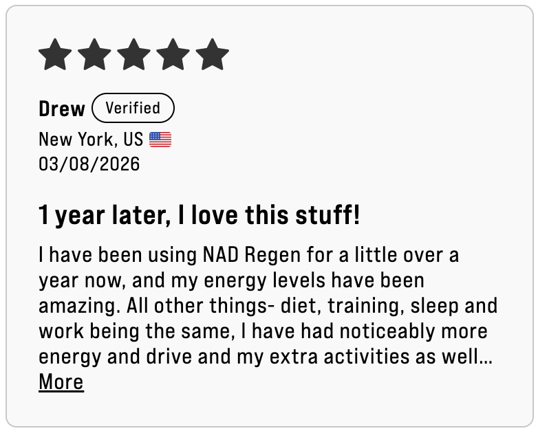 Drew  -  1 year later, I love this stuff!