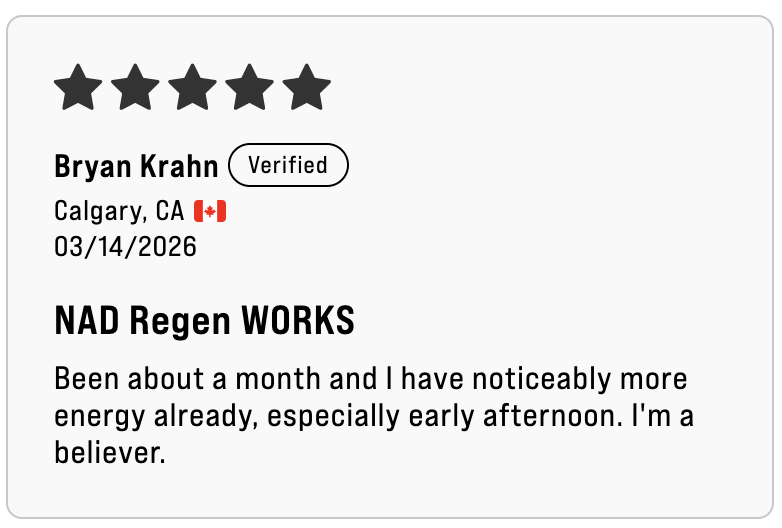 Bryan Krahn  -  NAD Regen WORKS